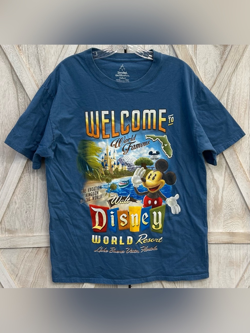 Vintage Y2K Large Walt Disney World Mickey Mouse World Resort Famous Resort